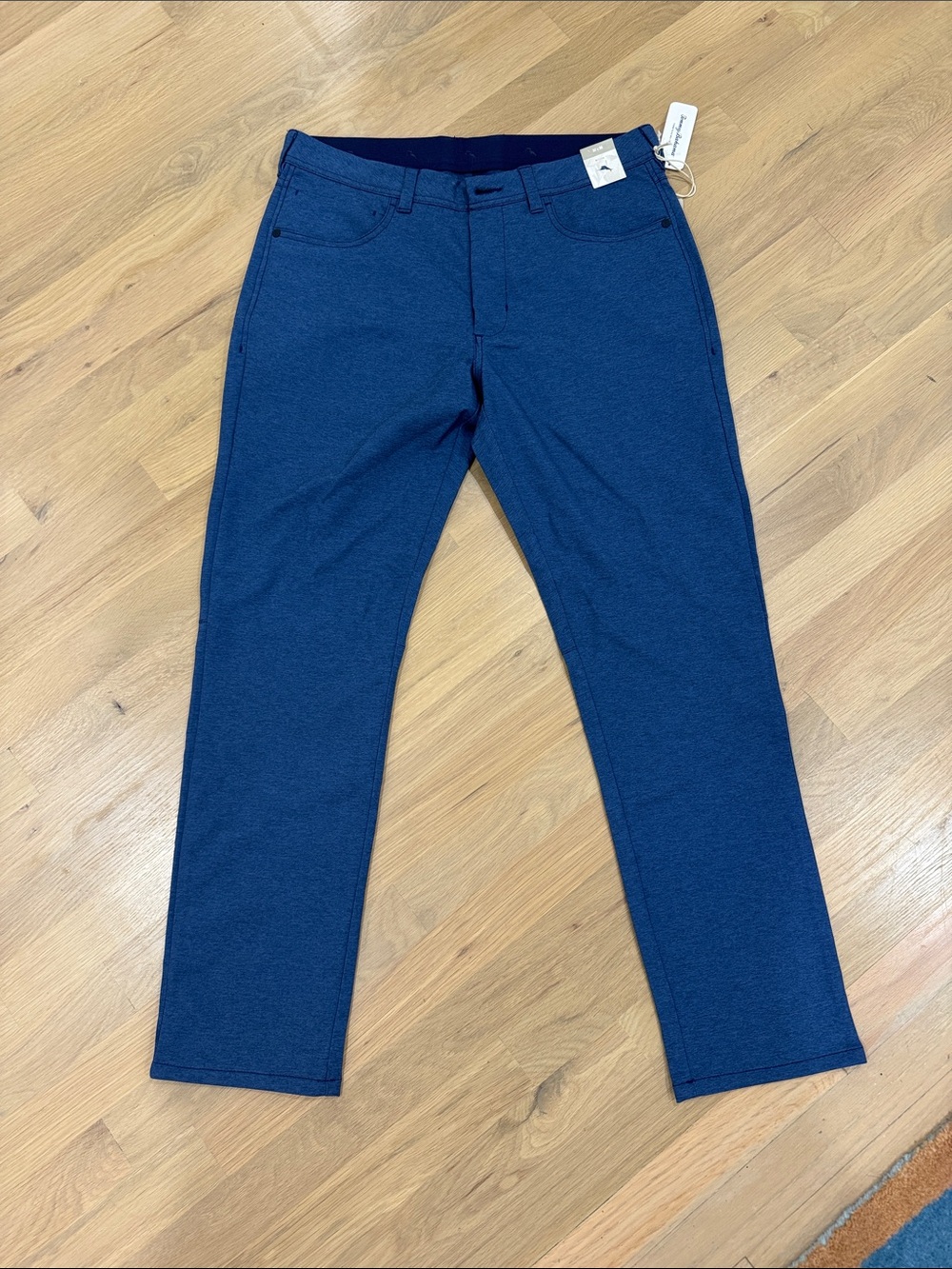 NWT Tommy Bahama Blue Straight-Leg Pants